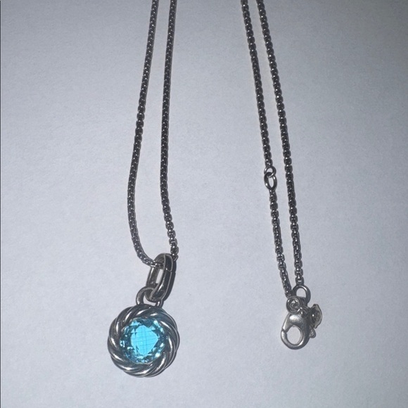 David Yarman, blue topaz reversible pendant - Picture 7 of 7
